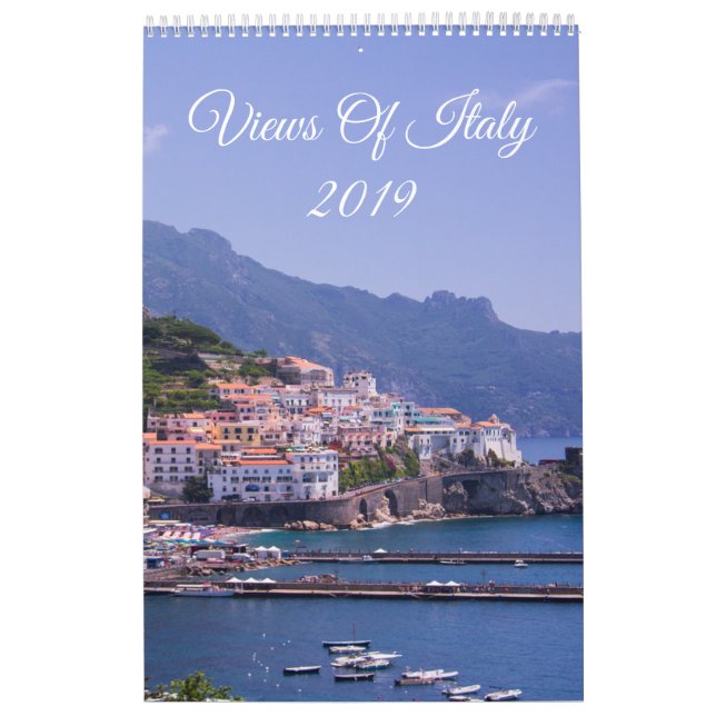 Calendario mural Vistas de Italia (Tapa)