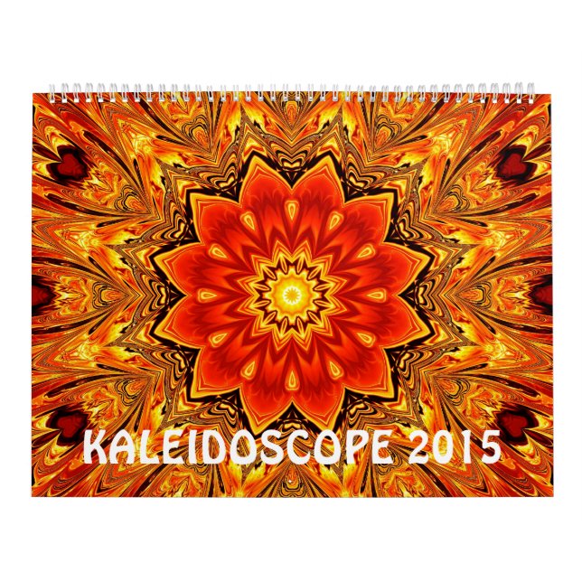 Calendario Muro de 12 meses de Kaleidoscope (Tapa)