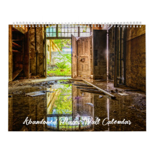 Calendario Muro de lugares abandonados