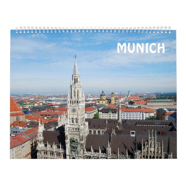 Calendario Muro de Múnich de 12 meses (Tapa)