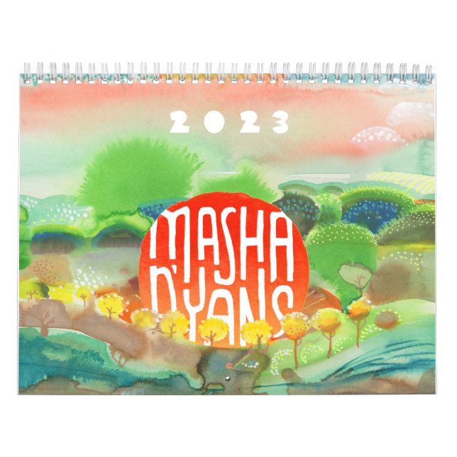 CALENDARIO MURO Masha D'yans 2023 (Tapa)