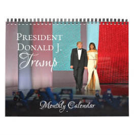 Calendario Muro mensual de la presidencia de Donald Trump 202