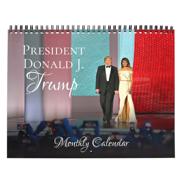 Calendario Muro mensual de la presidencia de Donald Trump 202 (Tapa)