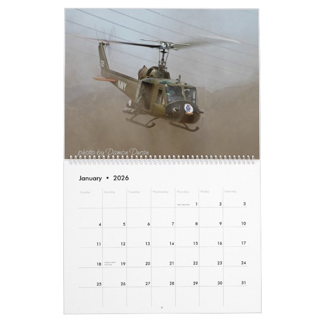 Calendario Museo 2014 del aire de las alas y de los rotores (Jan 2026)