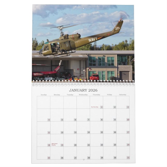 Calendario Museo del aire de las alas y de los rotores (Jan 2026)