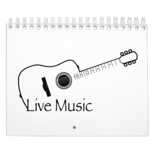 Calendario Música en directo guitarra acústica