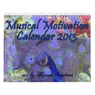 Calendario musical 2013 de la motivación