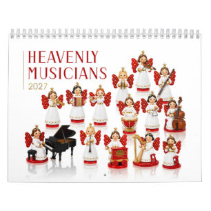 Calendario Músicos Celestiales 2027 – Ángeles de Erzgebirge