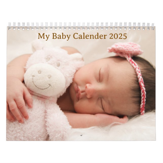 Calendario My Baby Calender 2025 (Tapa)