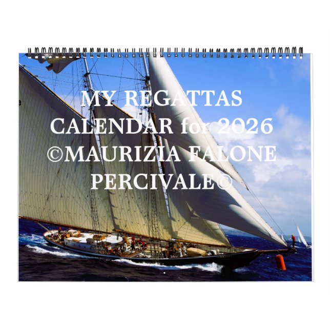 Calendario My Regattas Calendar for a Joyful 2026.   (Tapa)