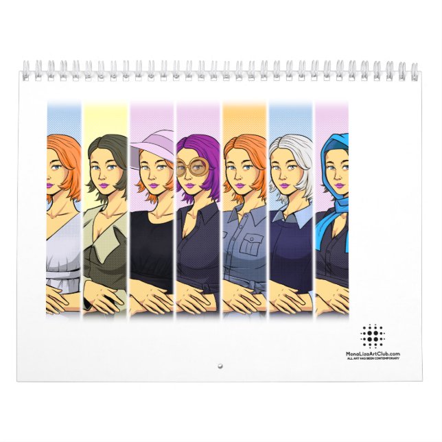 Calendario My Year with MonaLiza (Tapa)