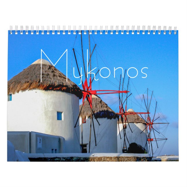 Calendario Mykonos (Tapa)