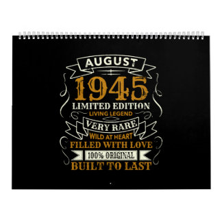 Calendario Nacido en Agosto de 1945