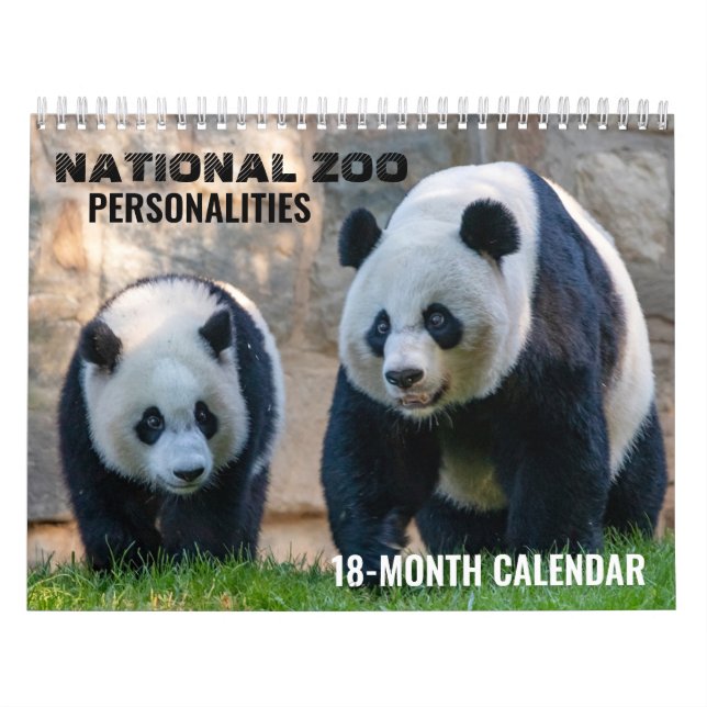 Calendario Nacional Zoológico 2022 de Smithsonian (Tapa)