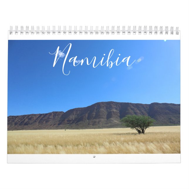 Calendario Namibia Cañón del río Kolmanskop Sossusvlei (Tapa)