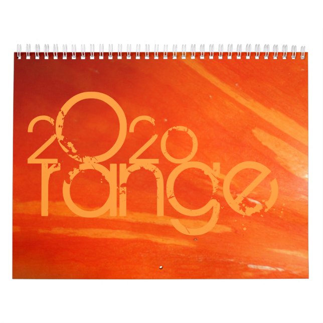 Calendario Naranja 2020 - (Tapa)