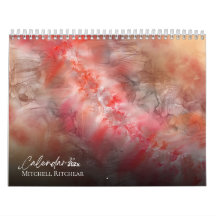 Naranja personalizar Burgundy Gray Watercolor márm