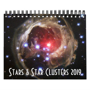 Calendario NASA de la astronomía de espacio de los cúmulos 