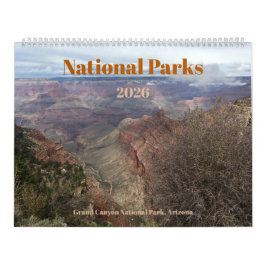 Calendario National Parks Photographic 12-Month 2026 Calendar
