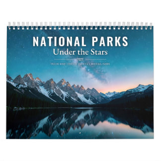 Calendario National Parks Under the Stars 2027 Night Sky