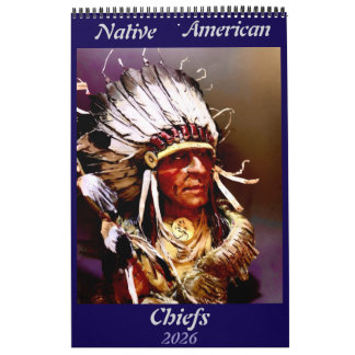 Calendario Native American Chiefs Calendar