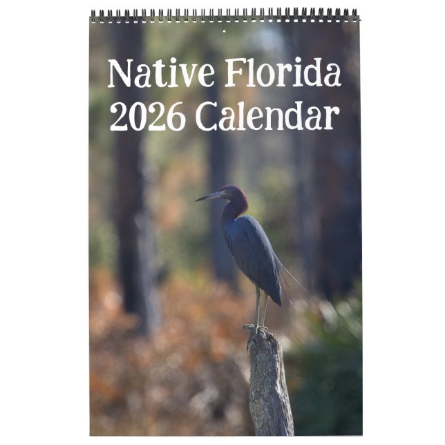 Calendario nativo de Florida 2026 (Tapa)