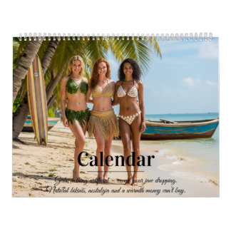 Calendario Natural Beach Calendar 2026 - Elegante y lúdico