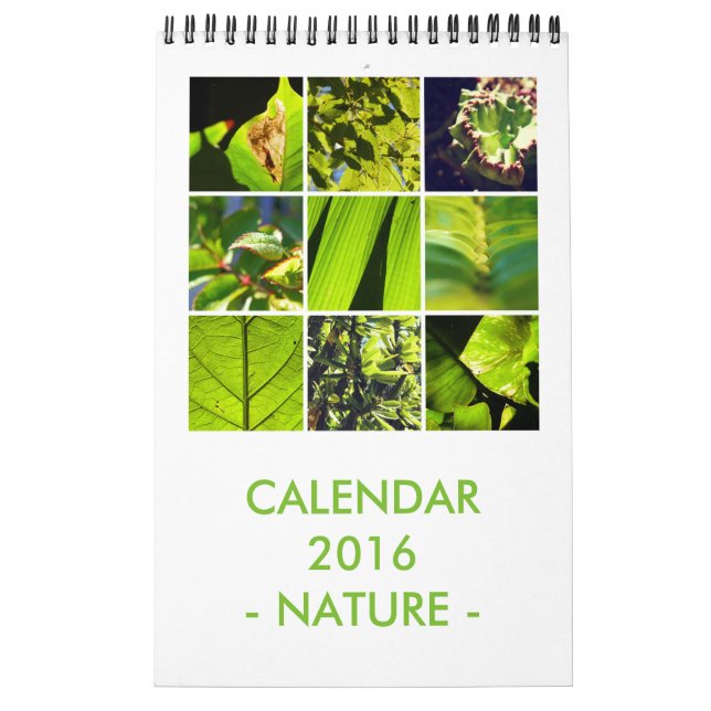 Calendario Naturaleza (Tapa)