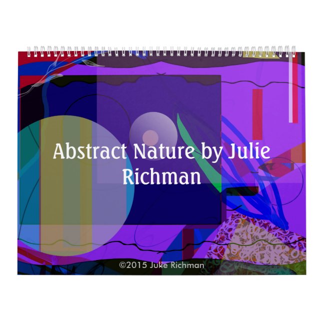 Calendario Naturaleza abstracta de Julia Richman (Tapa)