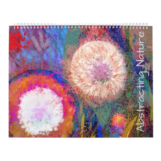 Calendario Naturaleza de abstracción (Tapa)