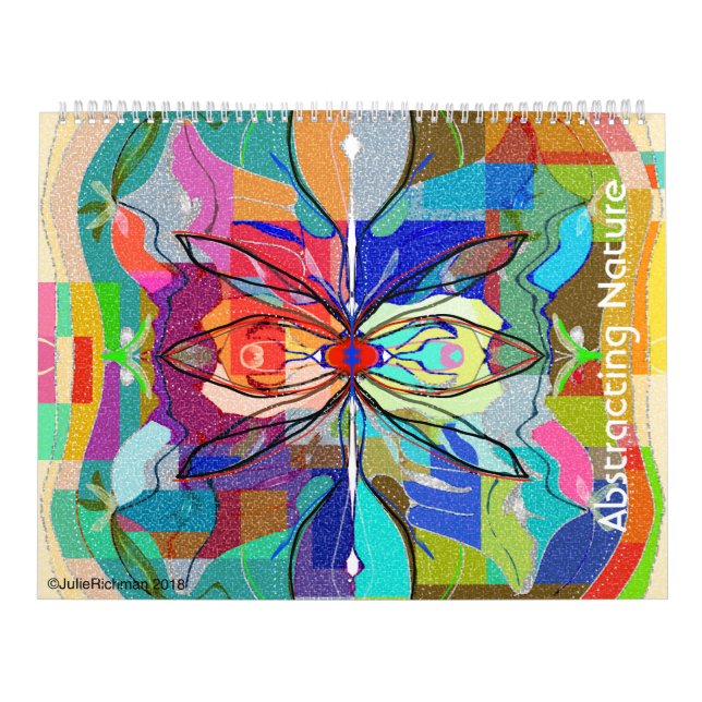 Calendario Naturaleza de abstracción (Tapa)