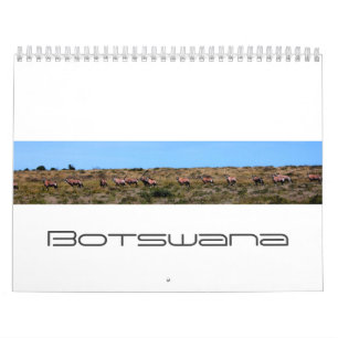 Calendario Naturaleza de Botsuana Isla Kubu Baobab Makgadikga