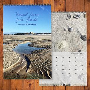 Calendario Naturaleza de las aguas estancadas de las playas d