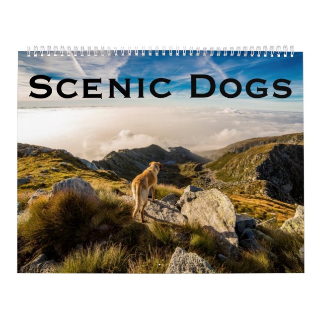 Calendario Naturaleza escénica de los perros (Tapa)