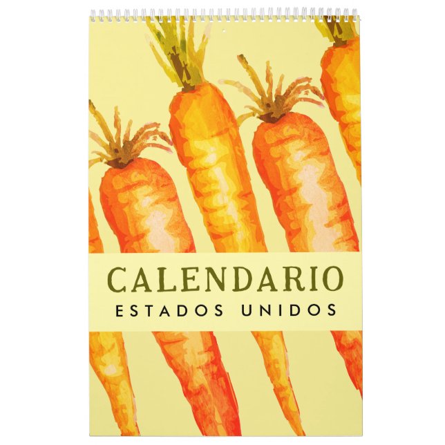 Calendario Naturaleza | Español Estados Unidos 202 (Tapa)