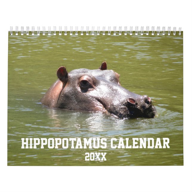 Calendario Naturaleza Hipopótamo (Tapa)