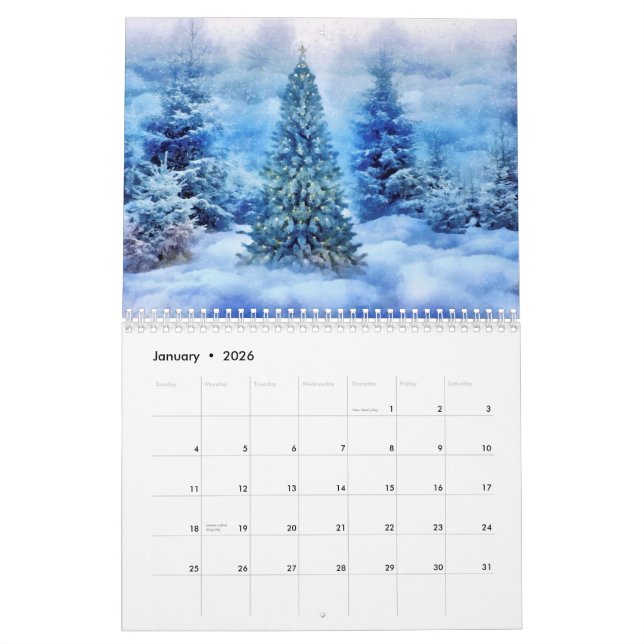 Calendario Naturaleza y paisaje (Jan 2026)