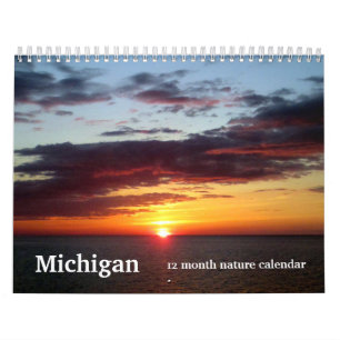 Calendario Naturaleza y paisaje de Michigan 2026