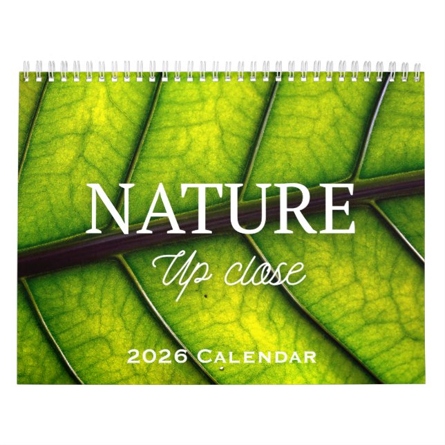 Calendario Nature Up Close 2026 Calendar (Tapa)