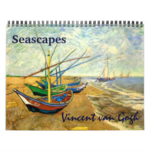 Calendario Náutica marítima de Vincent van Gogh Seascapes
