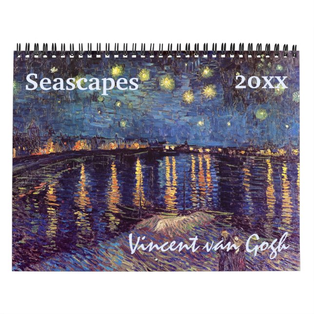 Calendario Náutica marítima de Vincent van Gogh Seascapes (Tapa)