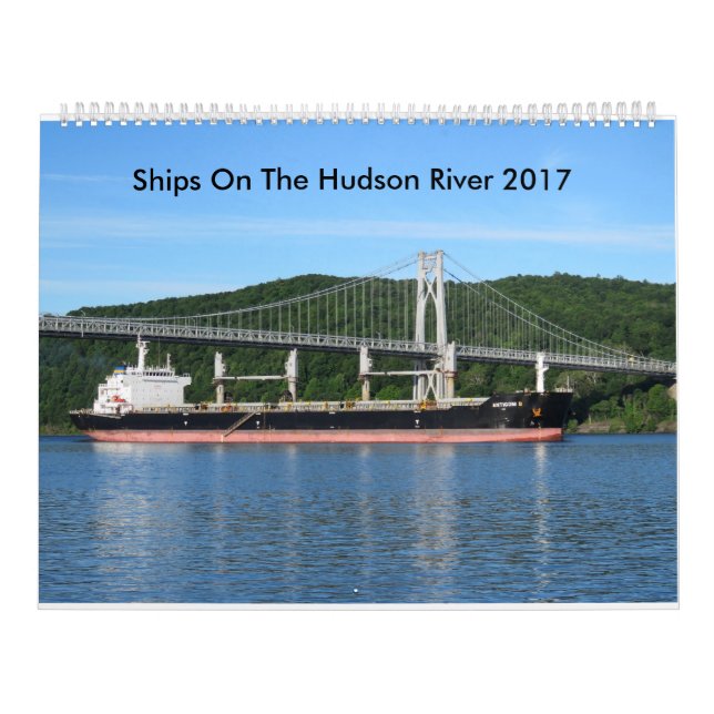 Calendario Naves en el río Hudson 2017 (Tapa)