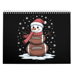 Calendario Navidad Fútbol Americano Muñeco de Nieve Xmas Depo