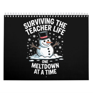 Calendario Navidad Sobrevivir Vida de Maestro Colapso Navidad