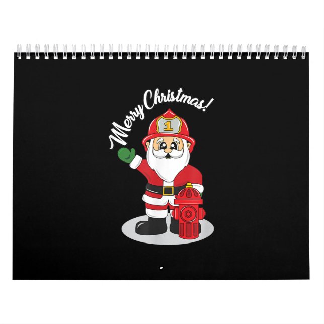 Calendario Navidades Bombero Santa Winter (Tapa)