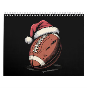 Calendario Navidades de fútbol americano Santa Hat Sports