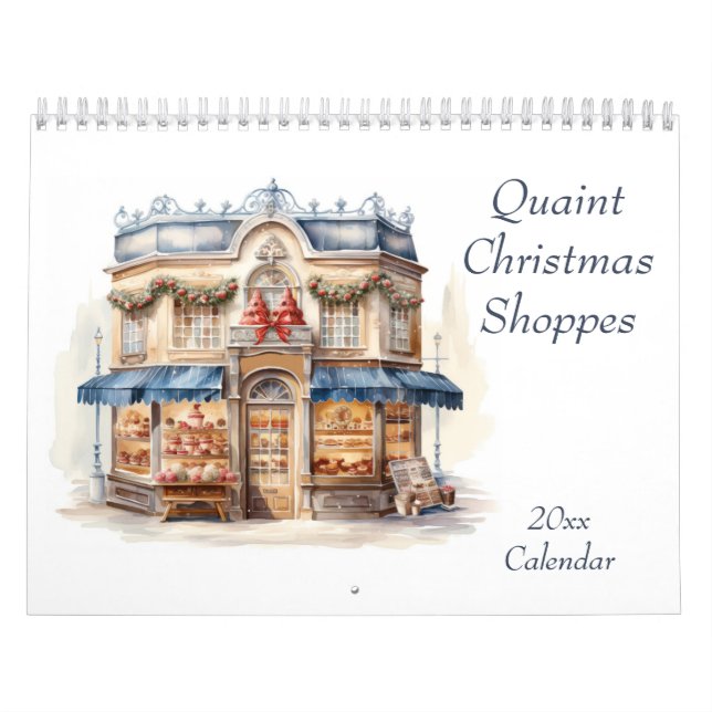 Calendario Navidades de Quaint Shoppes (Tapa)