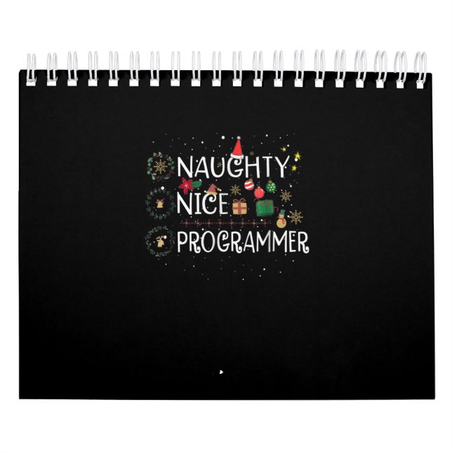 Calendario Navidades felices| Programador de Niza traviesa (Tapa)