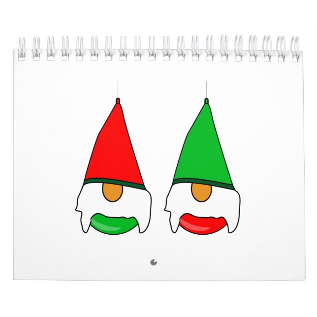 Calendario Navidades Gnome Bauble (Tapa)