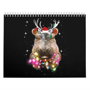 Calendario Navidades iluminan Hippo Fiona Hippopótamo Lover